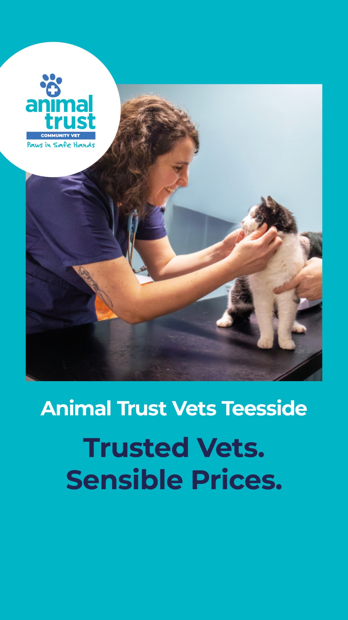 Animal Trust Vets Facebook ad