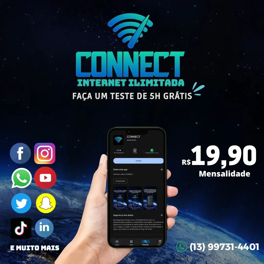 Connect - Internet Móvel Ilimitada Facebook ad