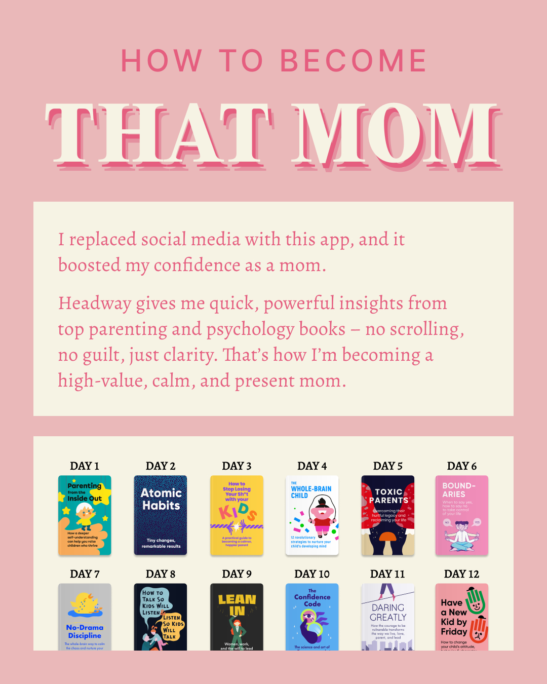 Headway App Facebook ad