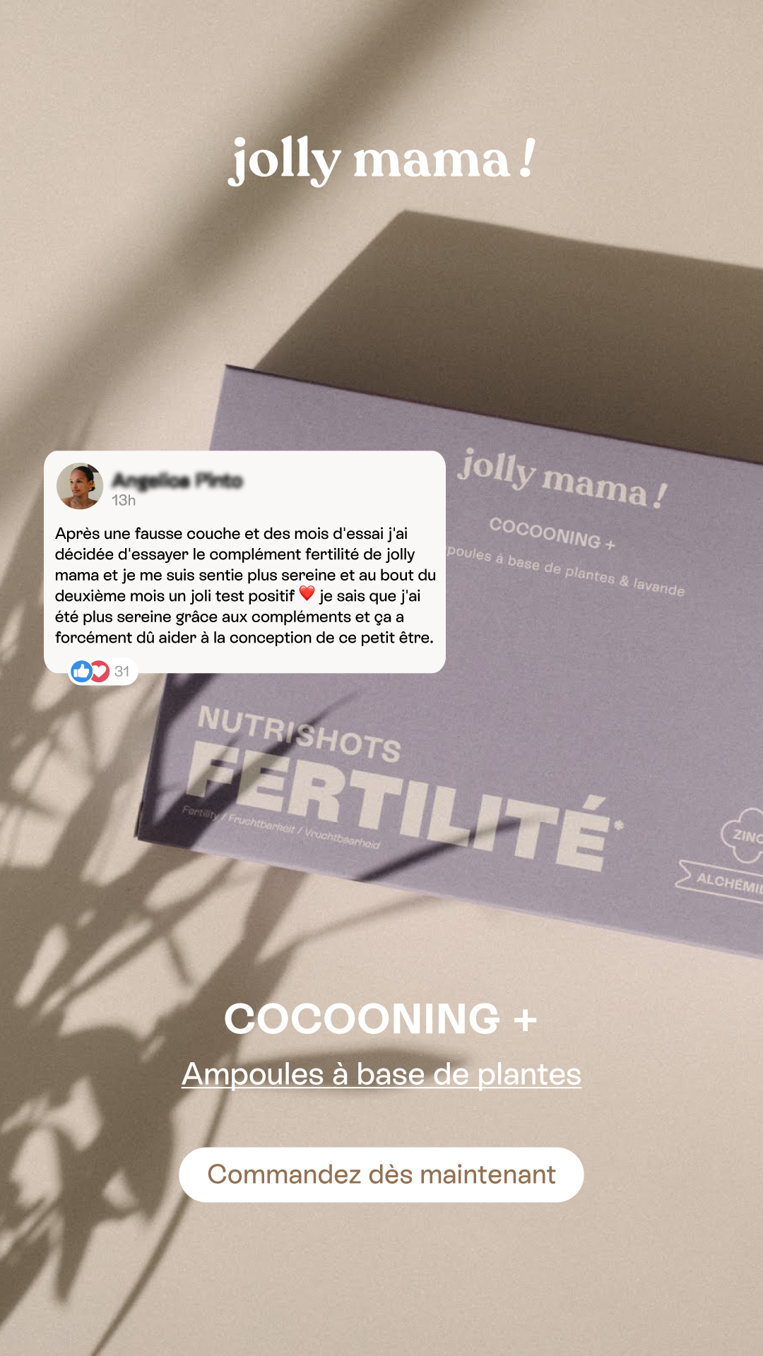 Jolly Mama Facebook ad
