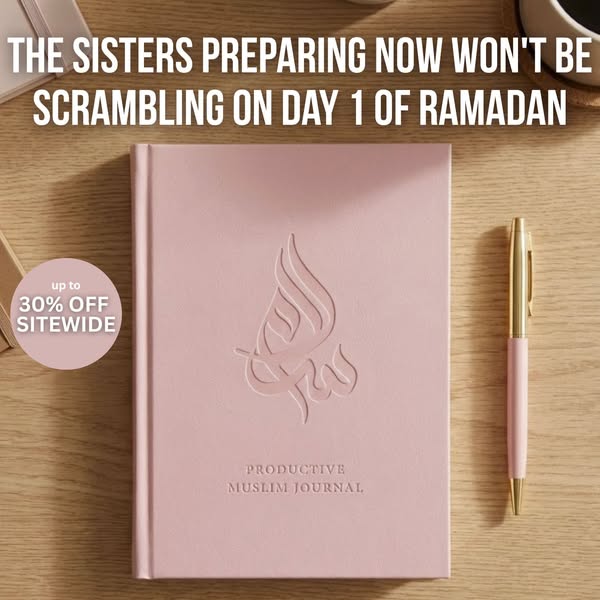 Islamjar Facebook ad: Muslim Planner & Reflection Journal