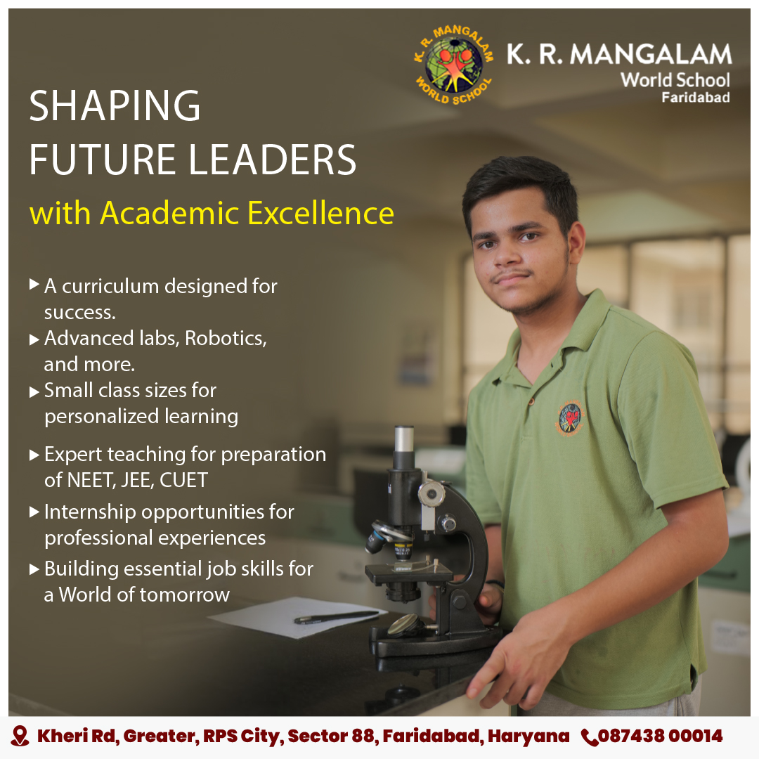 K.R. Mangalam World School - Faridabad Facebook ad