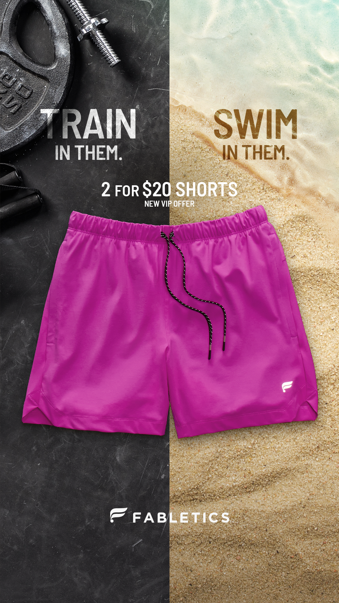 Fabletics Men Facebook ad