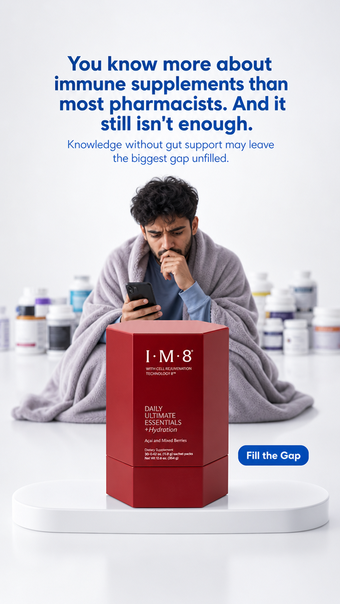 IM8 Health Facebook ad