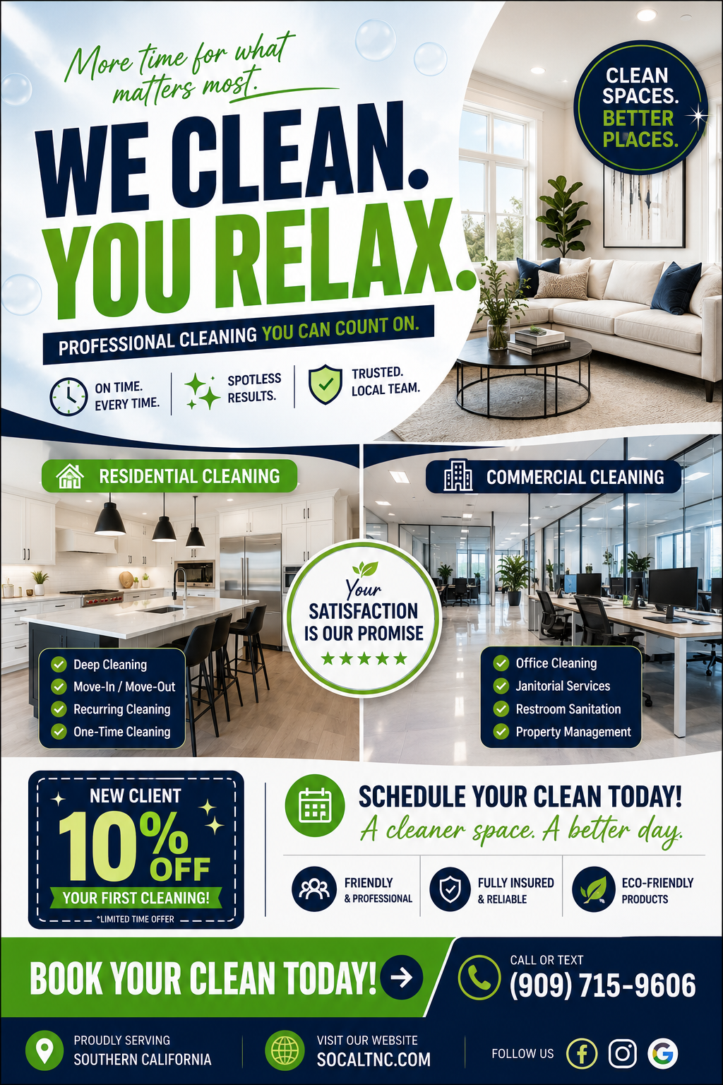 Top-Notch Cleaning Facebook ad