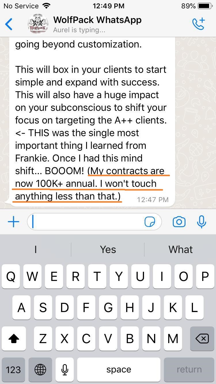 Beyond Agency Profits Facebook ad