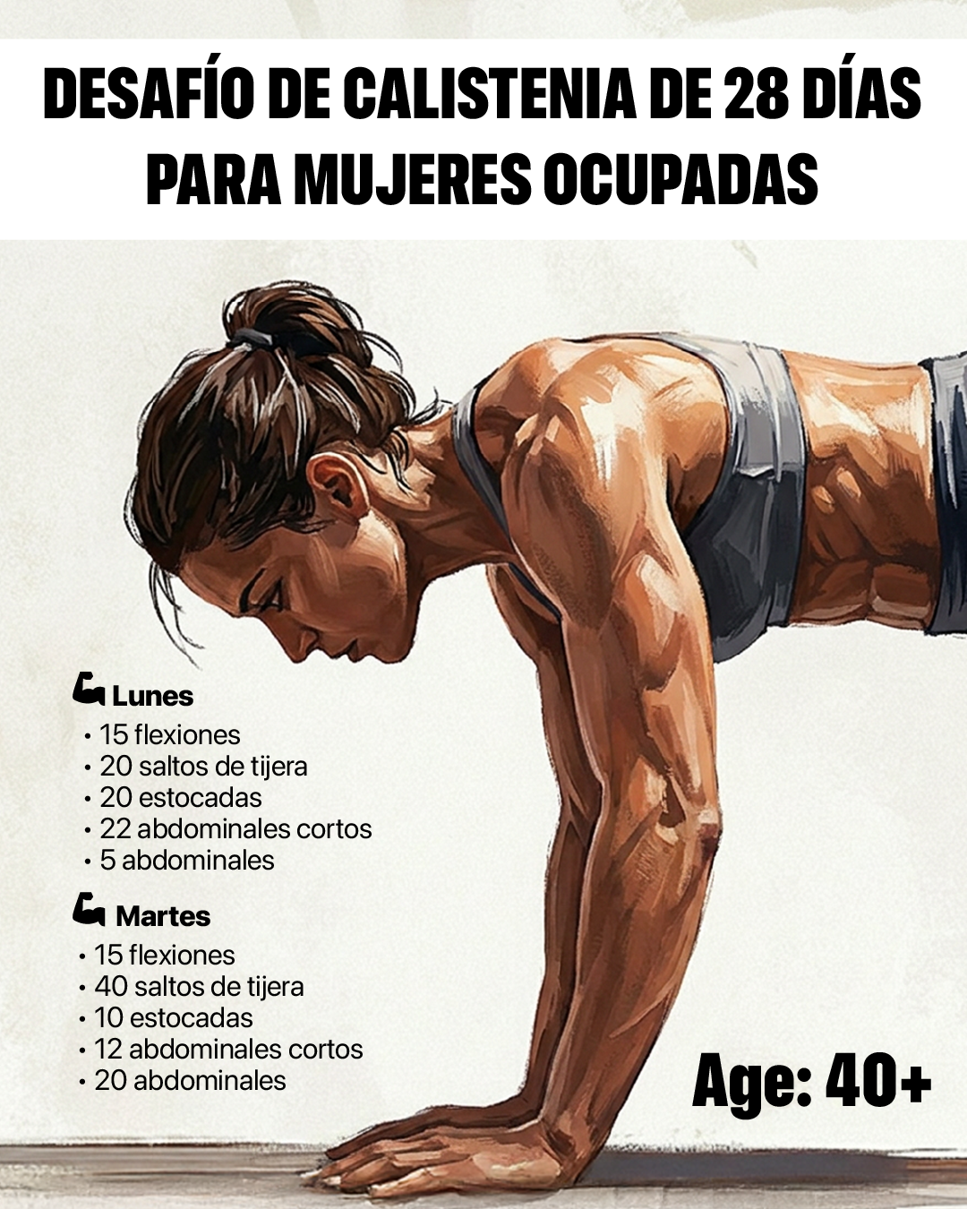 28 Day Challenge Facebook ad