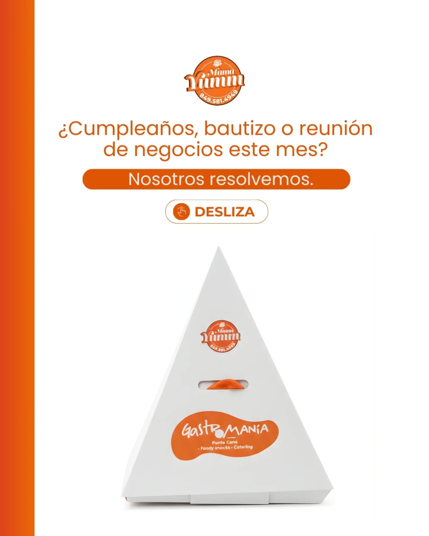 MamaYumm Punta Cana Facebook ad: Relájate y disfruta mientras nosotros nos encargamos del…