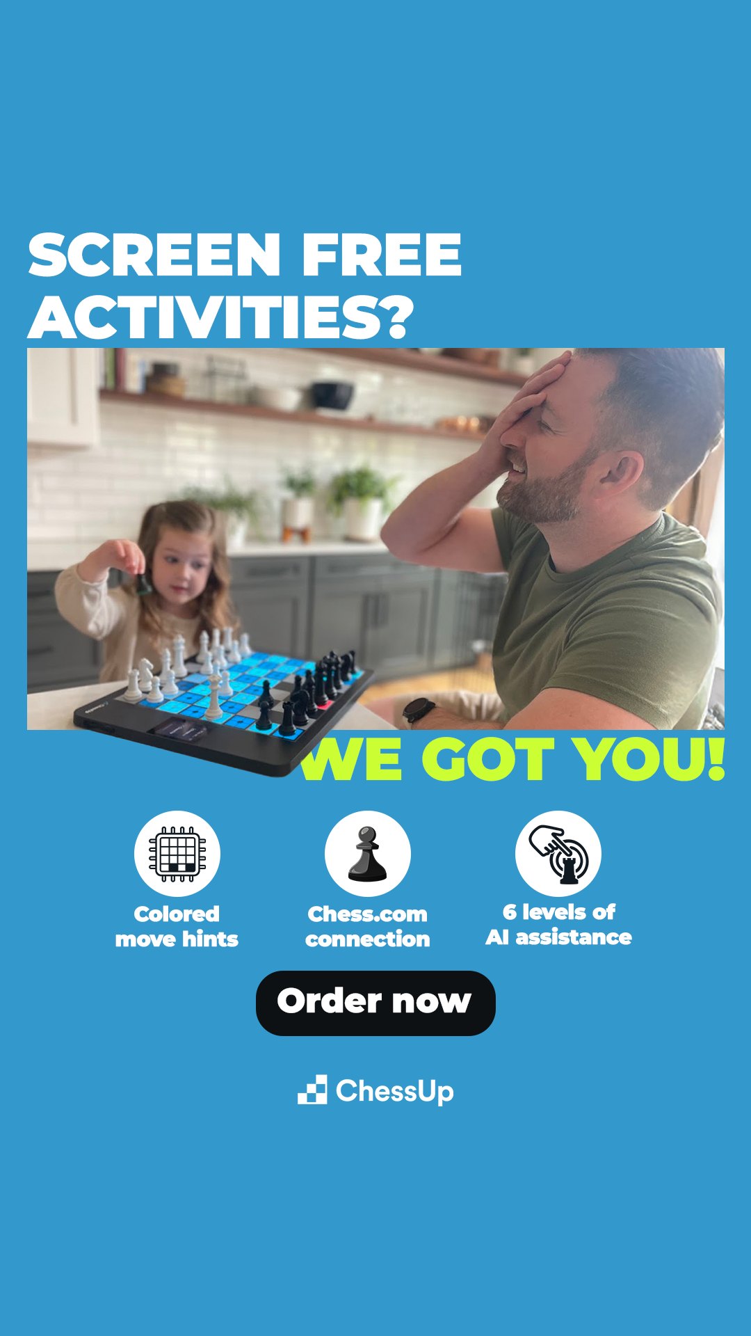 ChessUp Facebook ad