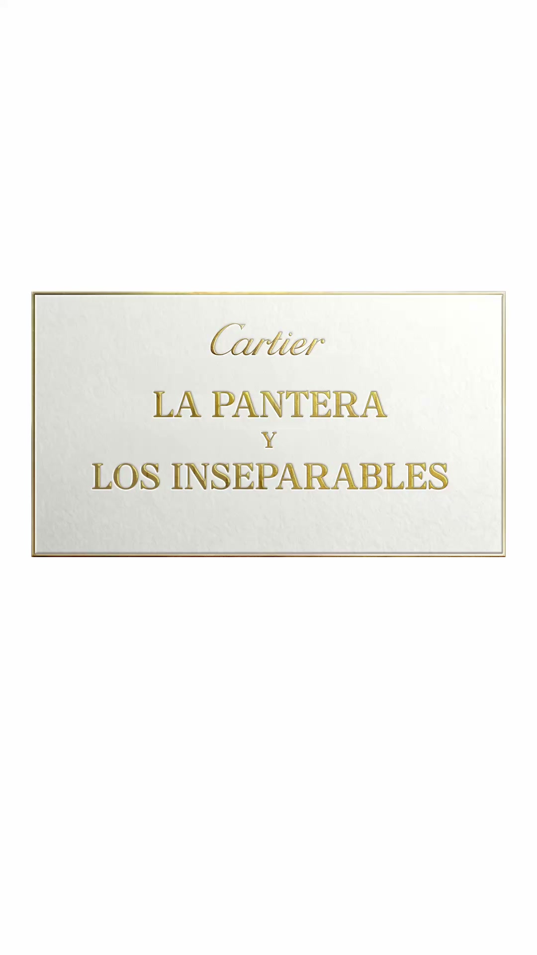 Cartier Facebook ad: Érase una vez la Pantera enternecida por dos…