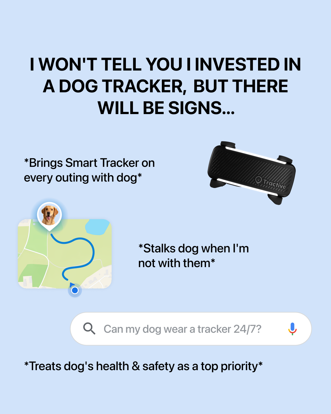 Tractive Facebook ad