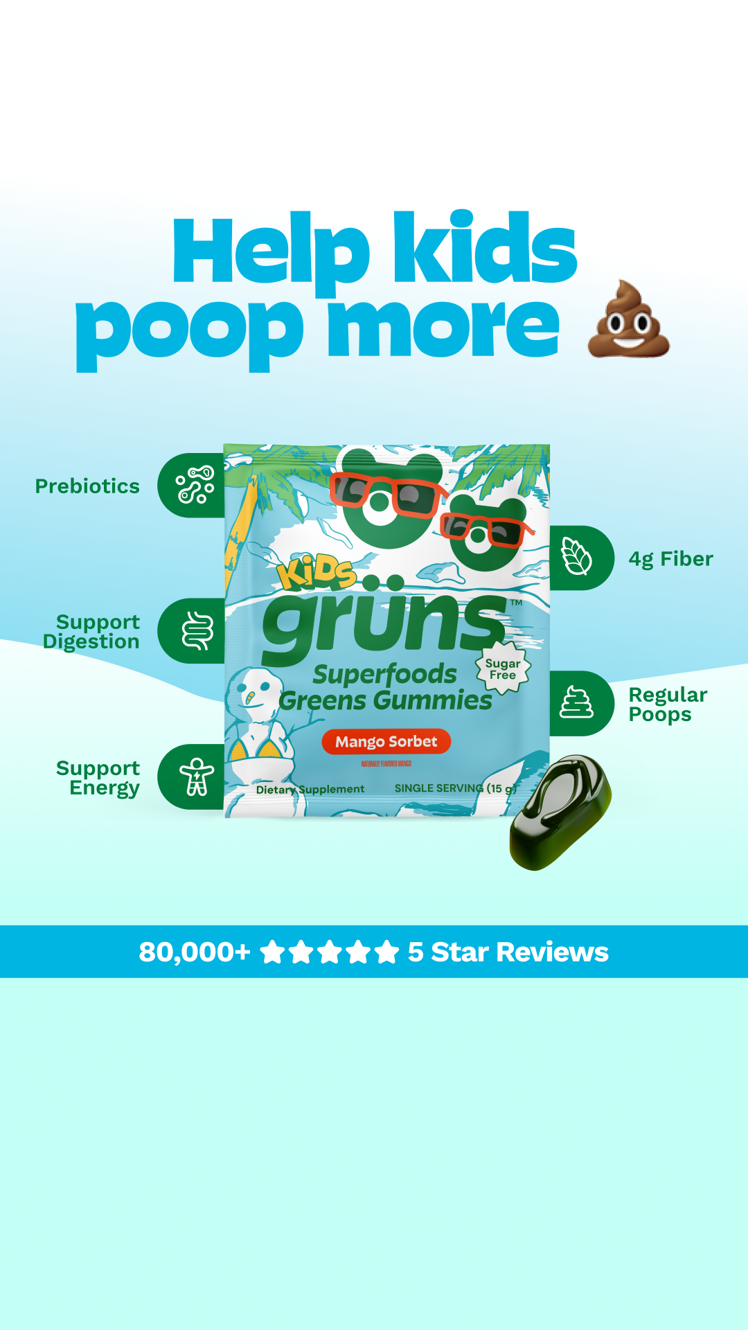 Grüns Kids Facebook ad