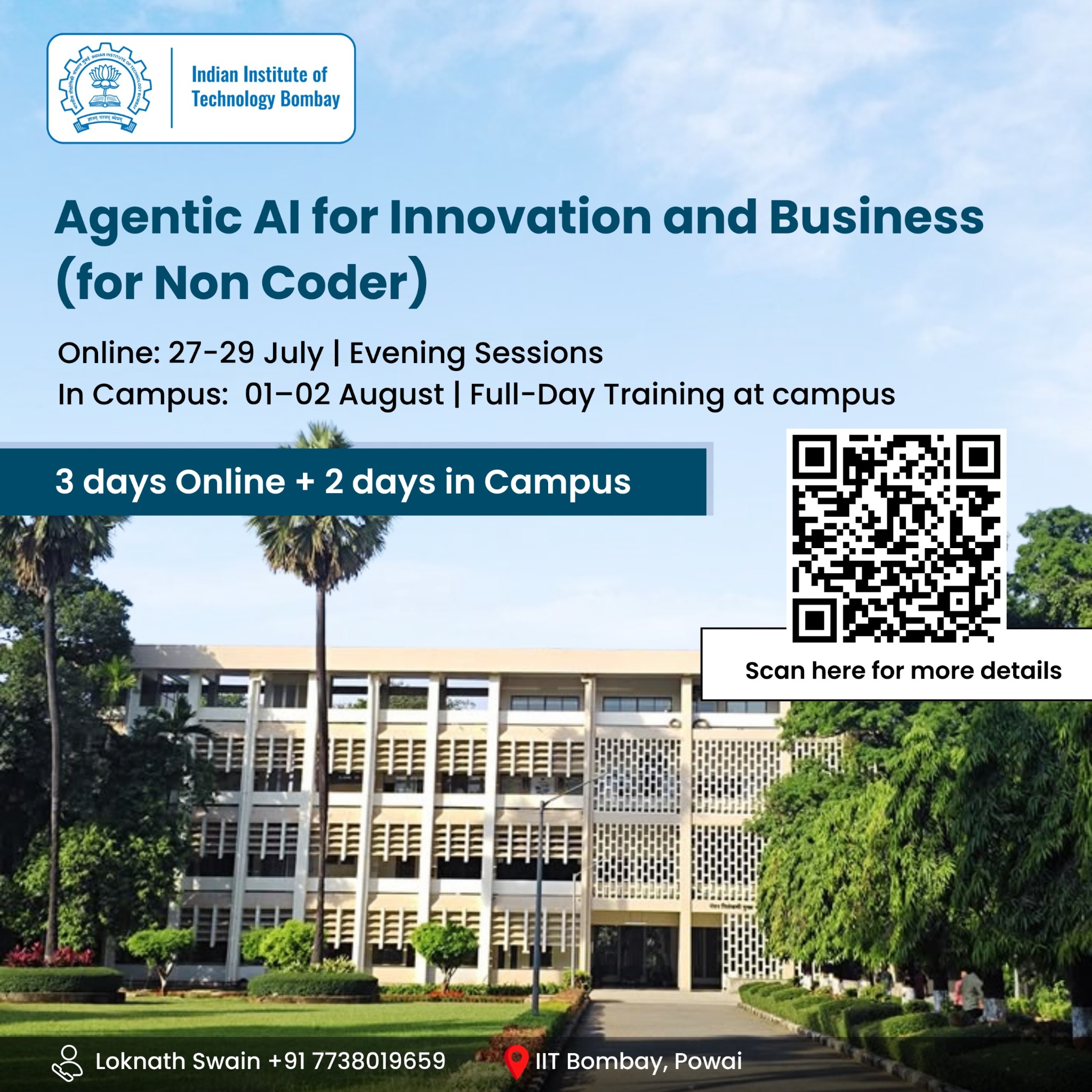 AI Mastery Mentor Facebook ad: IIT Bombay's AI Agent training for non coder