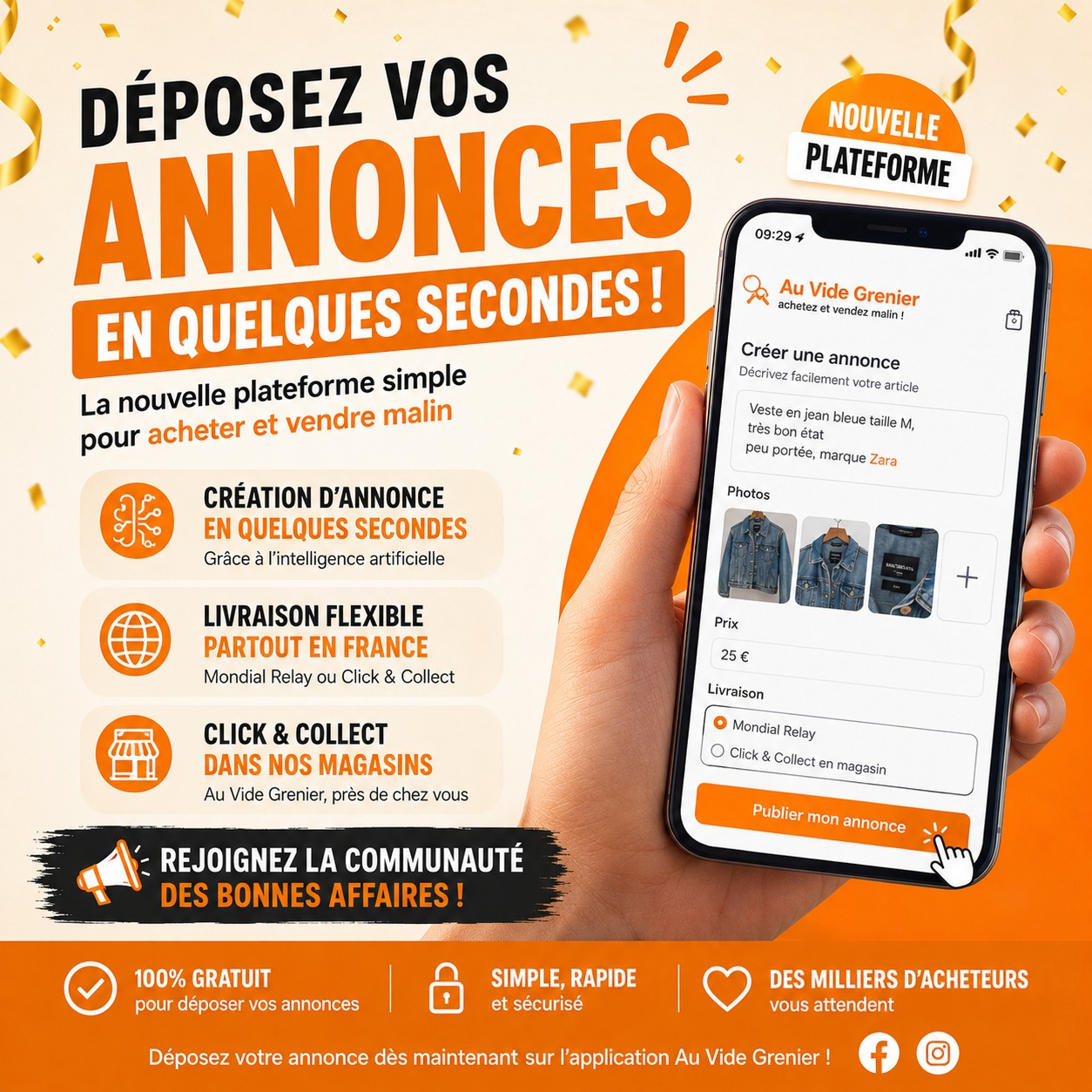 Au Vide Grenier France Facebook ad: Au Vide Grenier