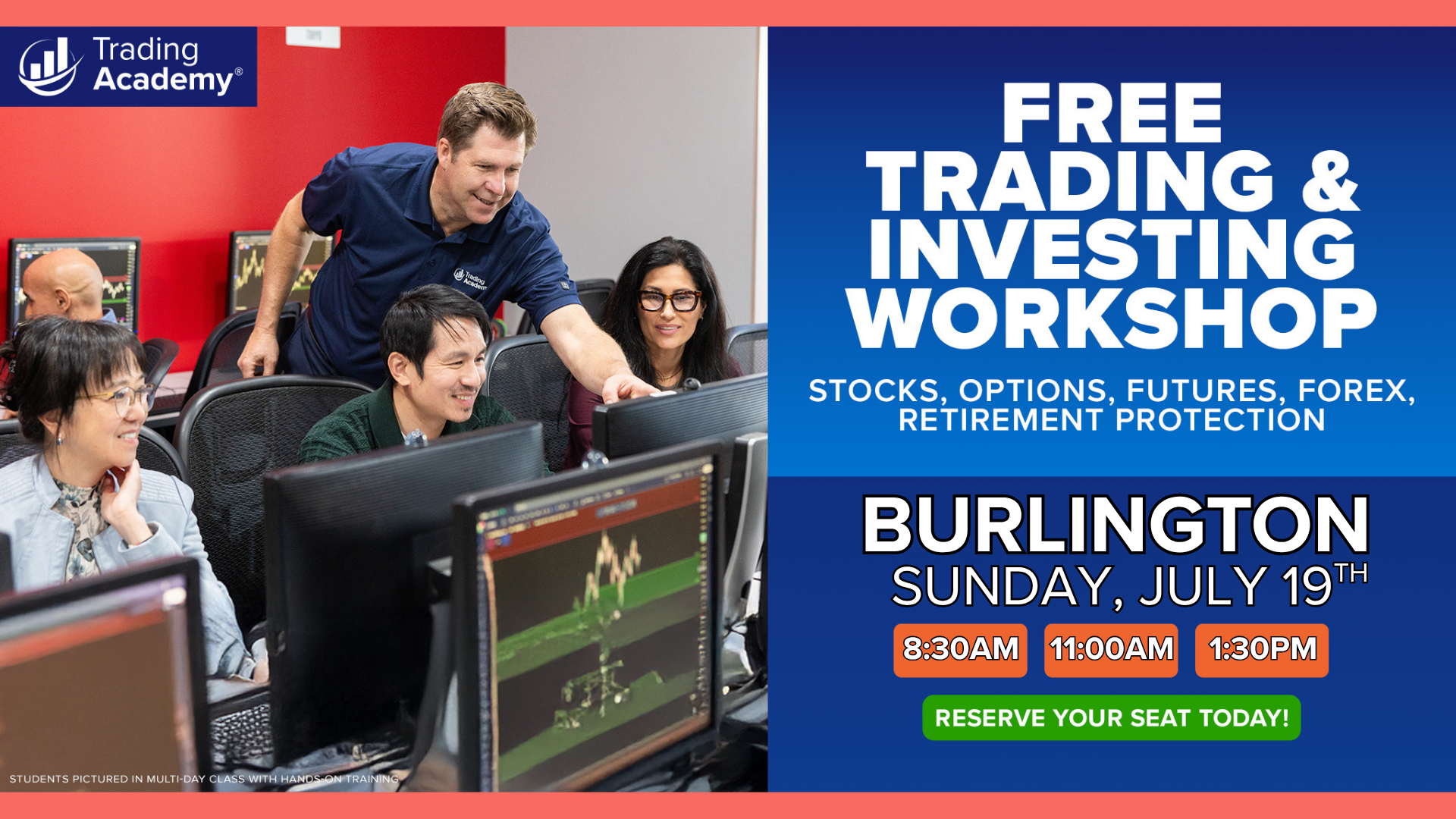 Trading Academy Facebook ad