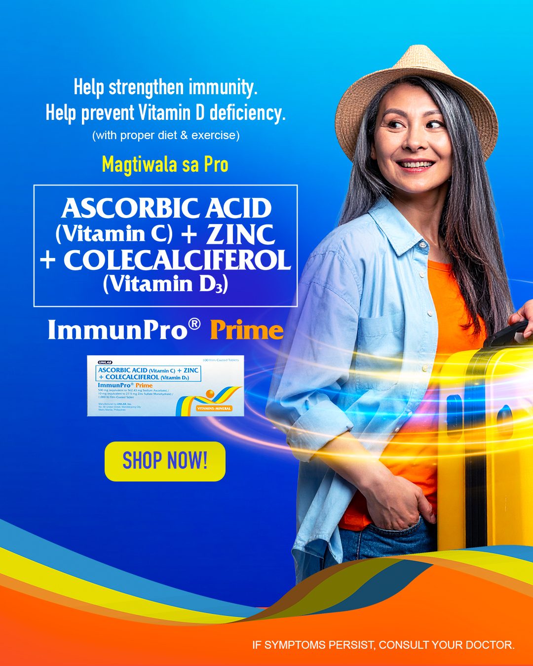 ImmunPro Facebook ad: Magtiwala sa Pro. ImmunPro.