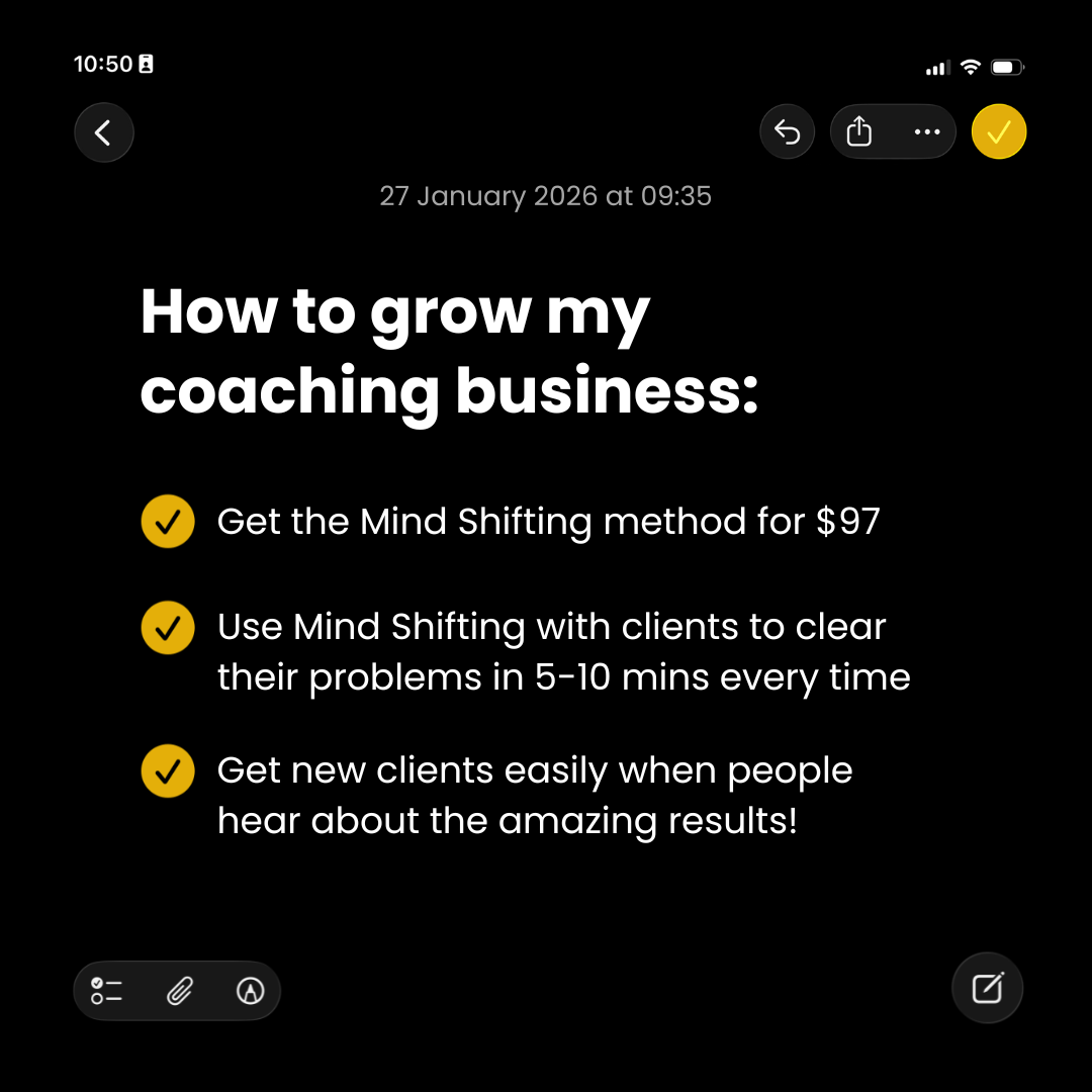 Mind Shifting Facebook ad