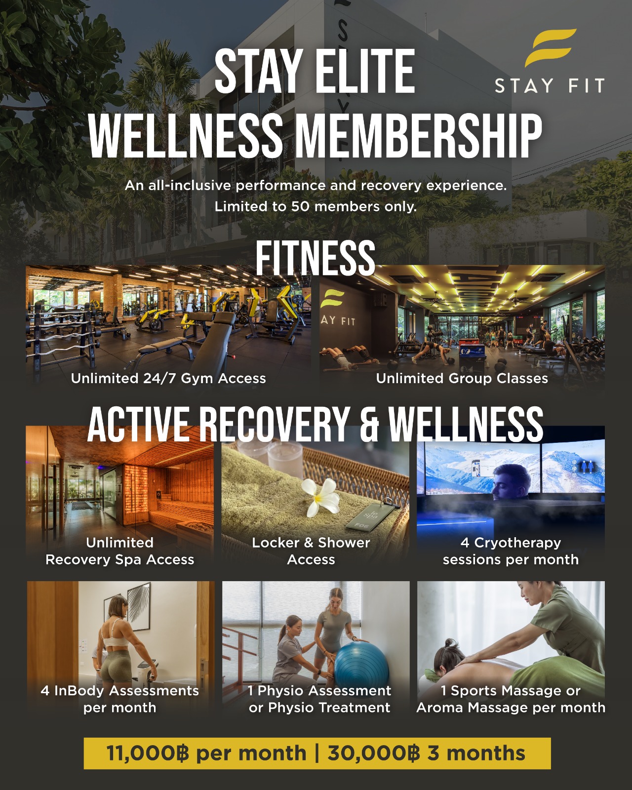 Stay Fit Facebook ad: All in one Elite Membership