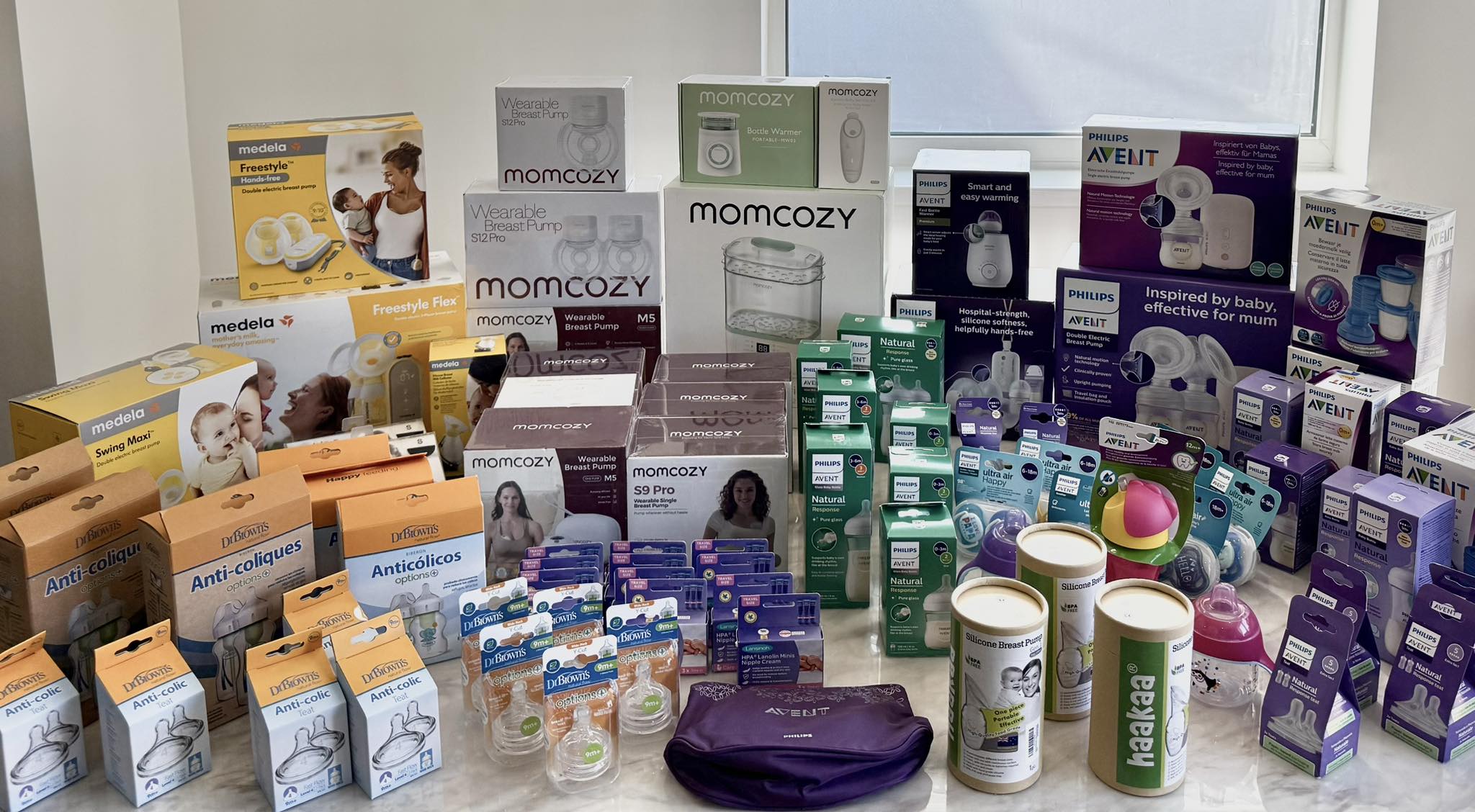 ABGOS Online Shop Facebook ad: Specialised In Avent, Momcozy, Medela, Dr Browns &…