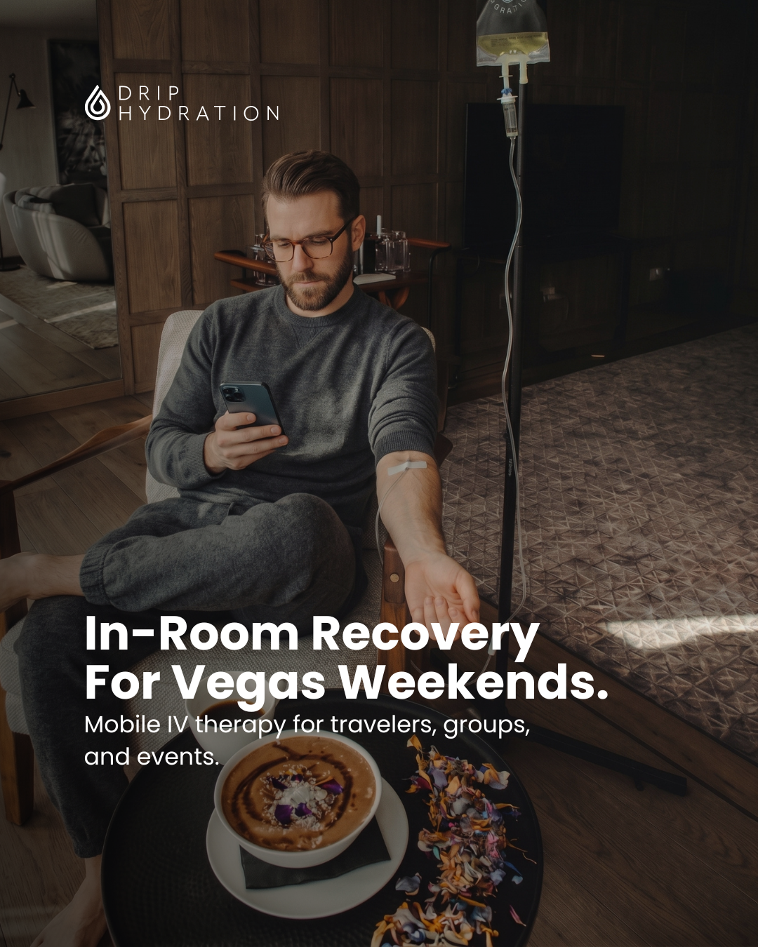 Drip Hydration Facebook ad