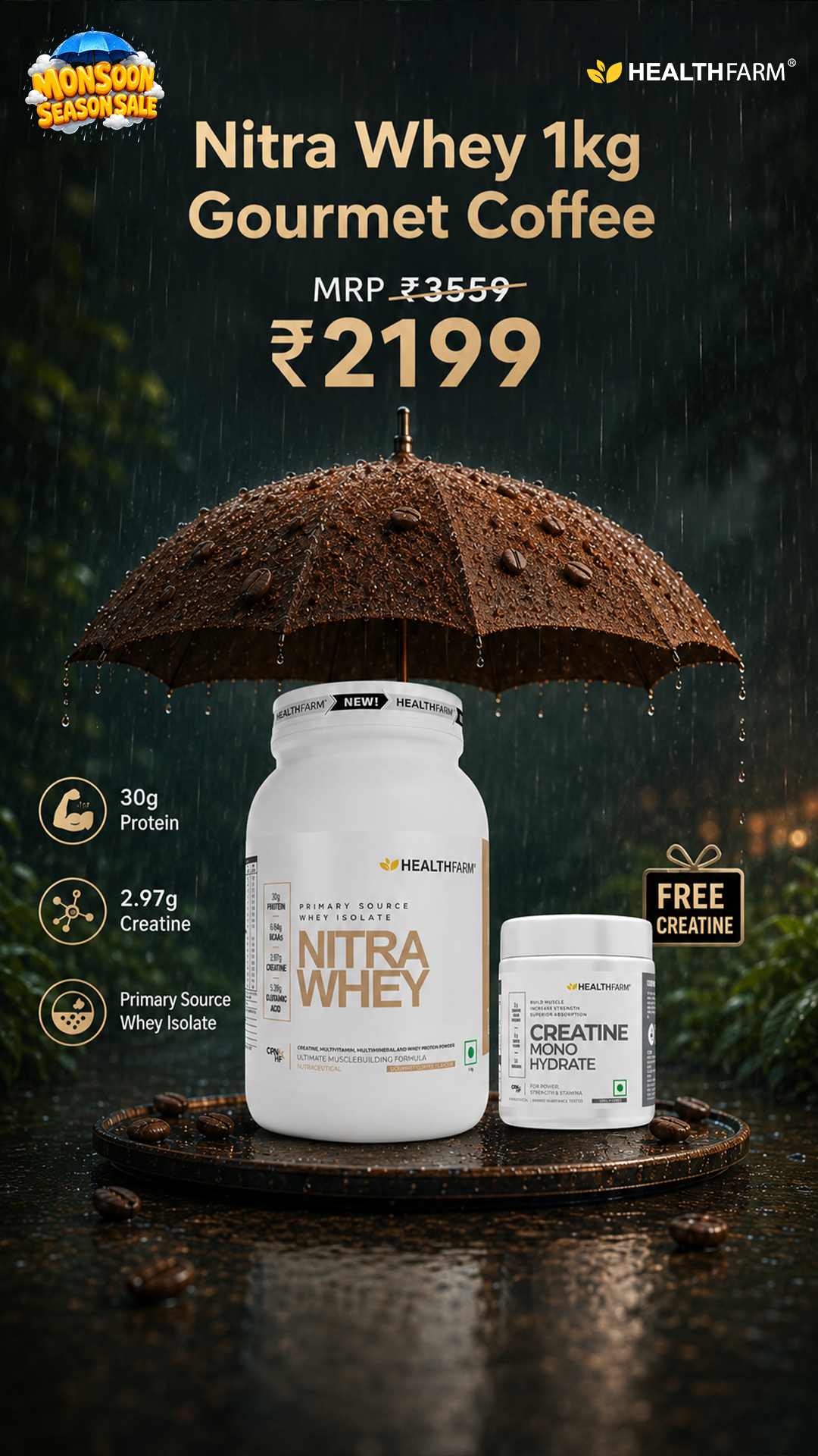 Healthfarm Nutrition Facebook ad