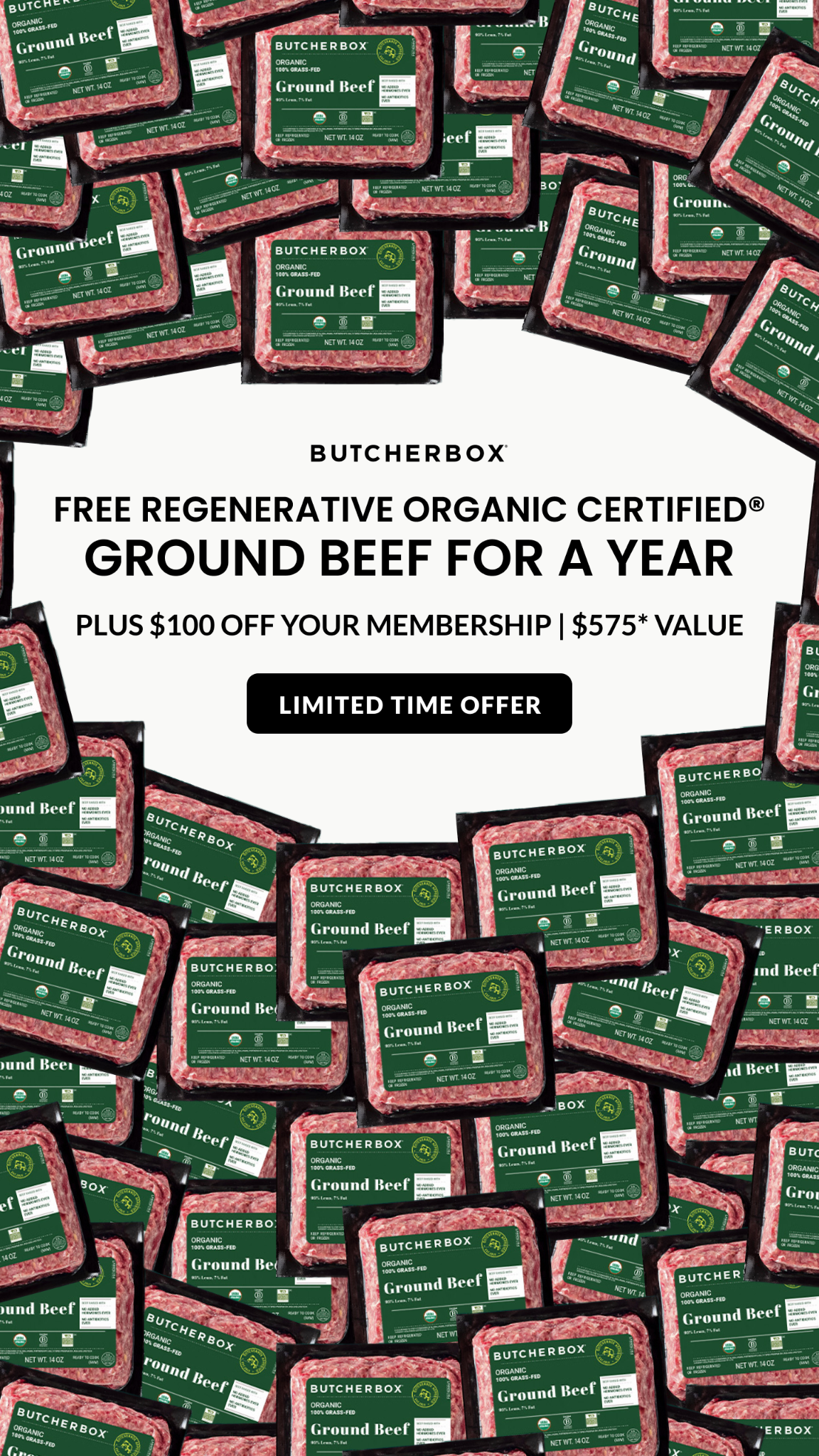 ButcherBox Facebook ad
