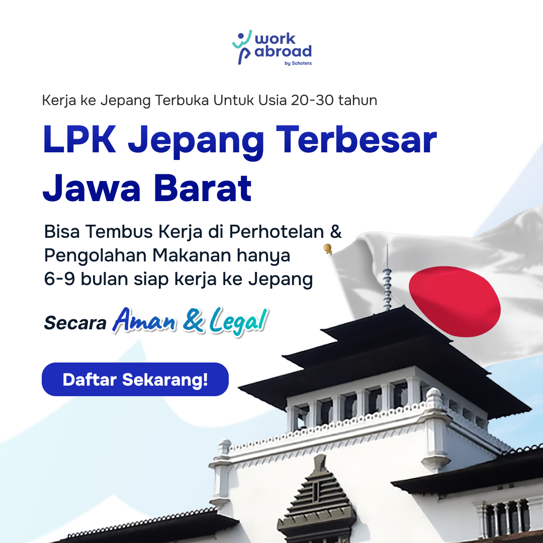 Work Abroad by Schoters Jawa Barat Facebook ad from Jul 23, 2026