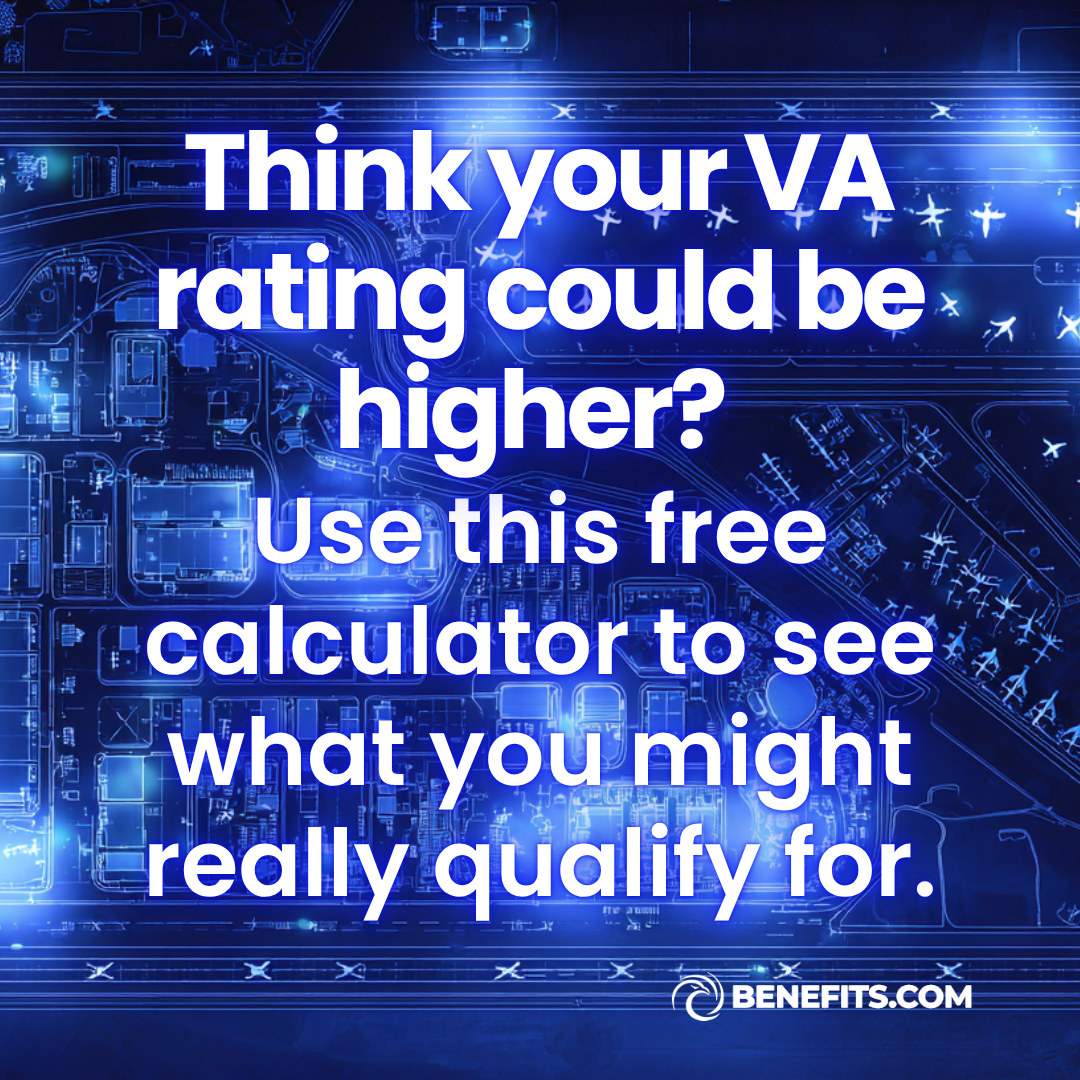 Benefits.com Facebook ad: VA Disability Rating Explained 2025