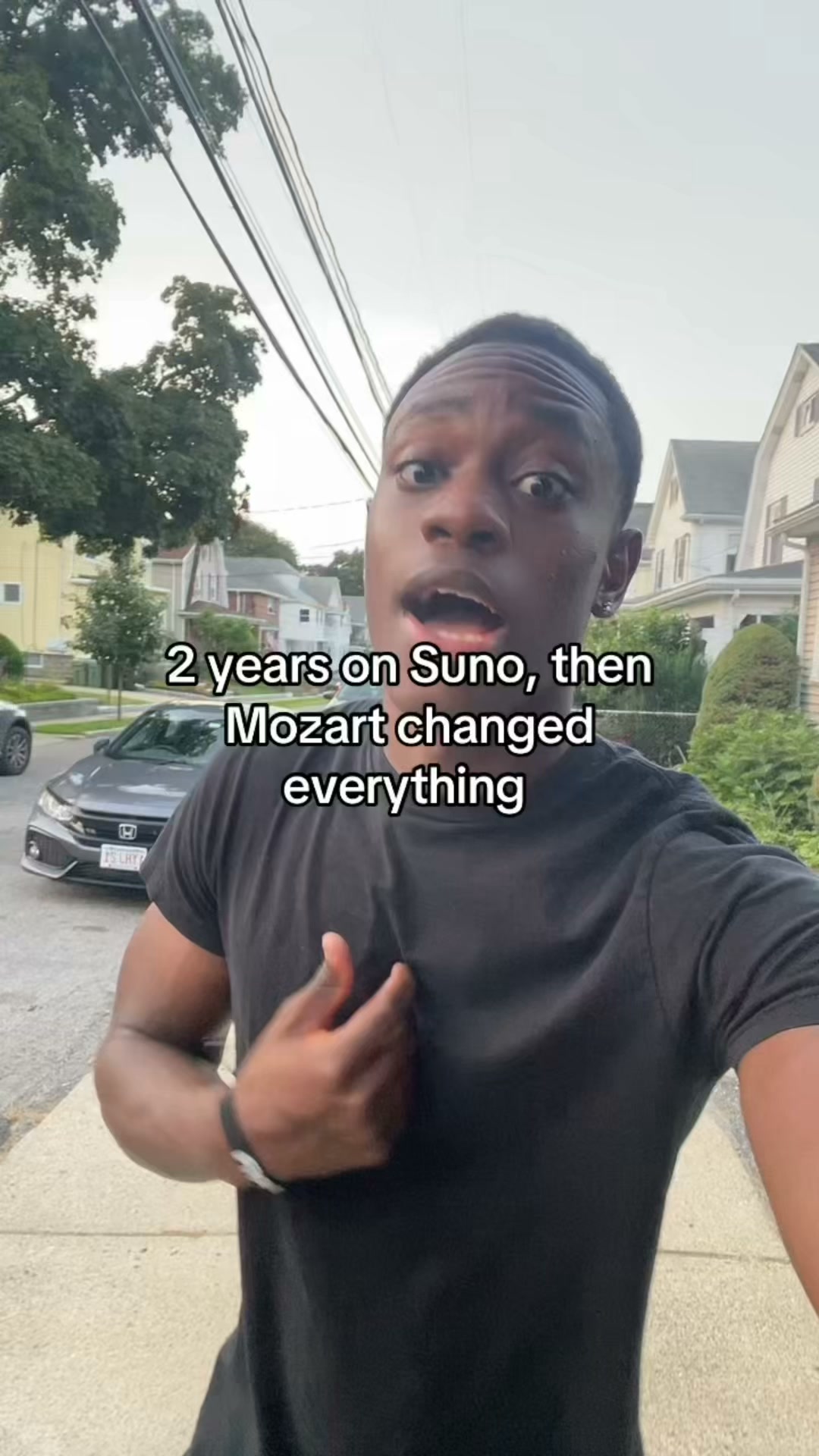 Mozart Music Facebook ad: Make a song from one prompt