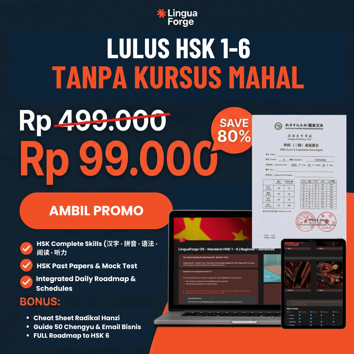 Lingua Forge Facebook ad