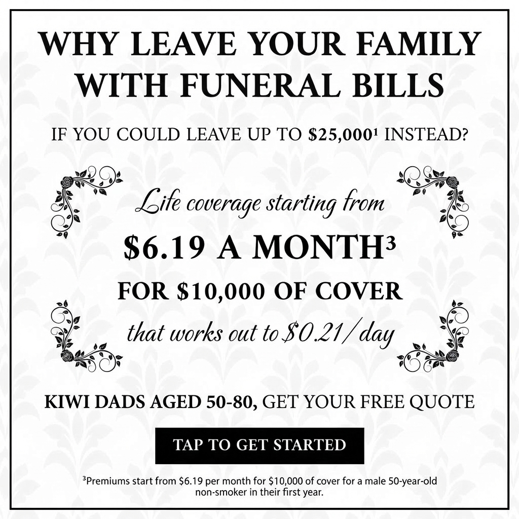 Golden Insurance NZ Facebook ad: Are Your Loved Ones Protected?