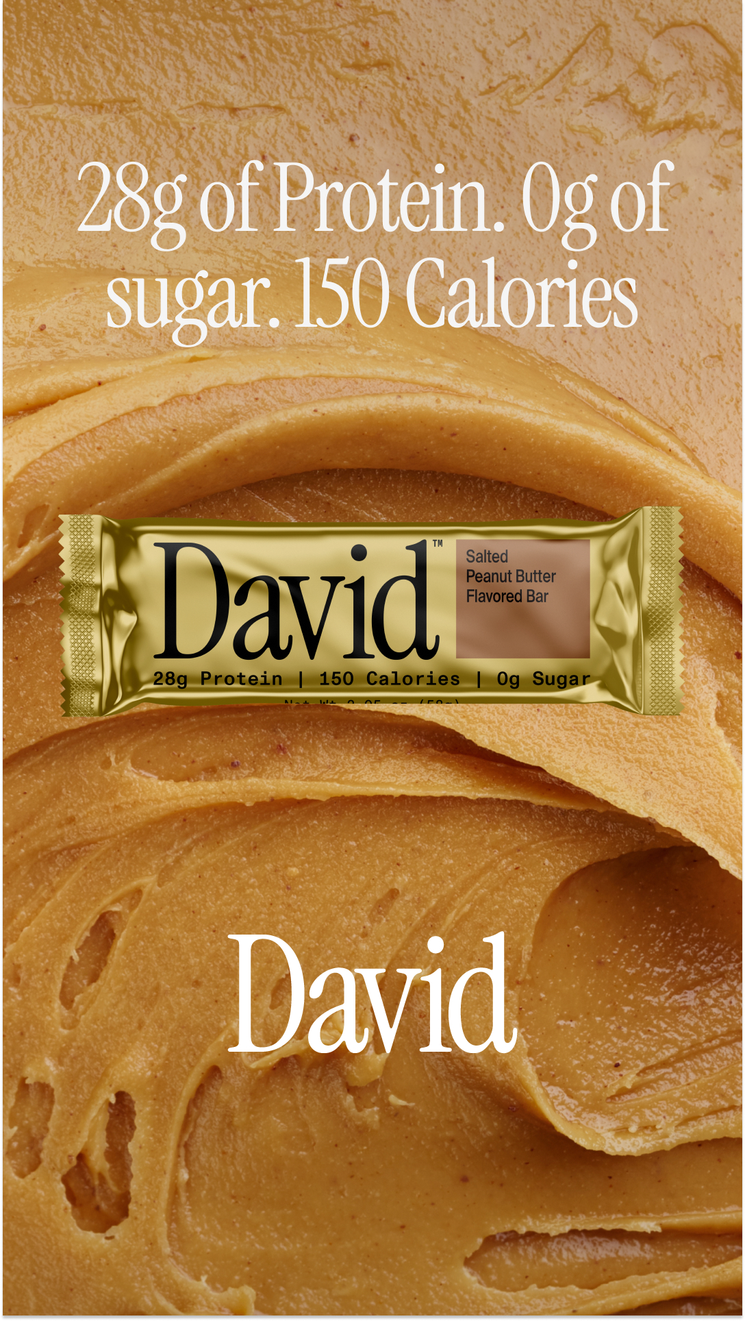 David Protein Facebook ad