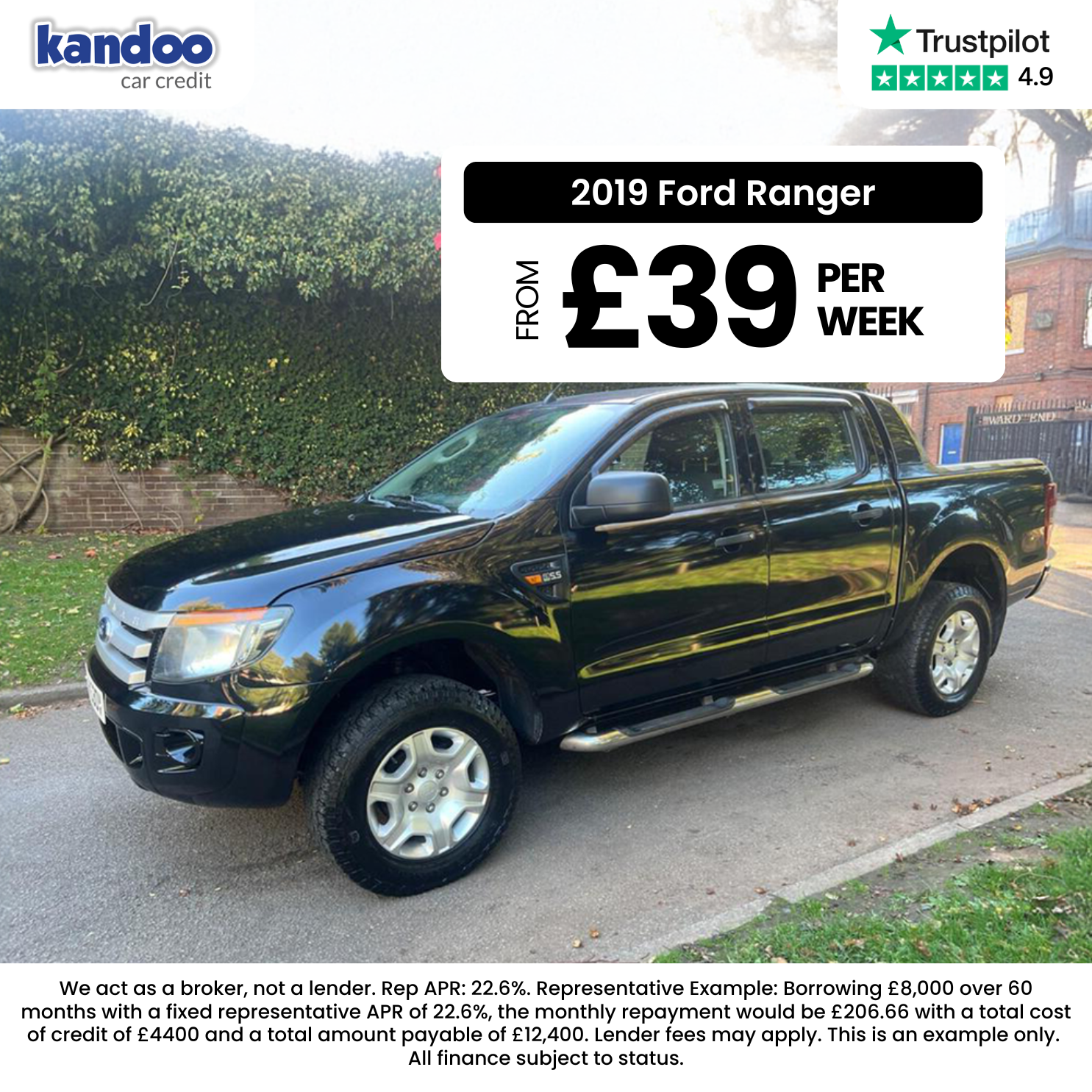 Kandoo Car Credit Facebook ad
