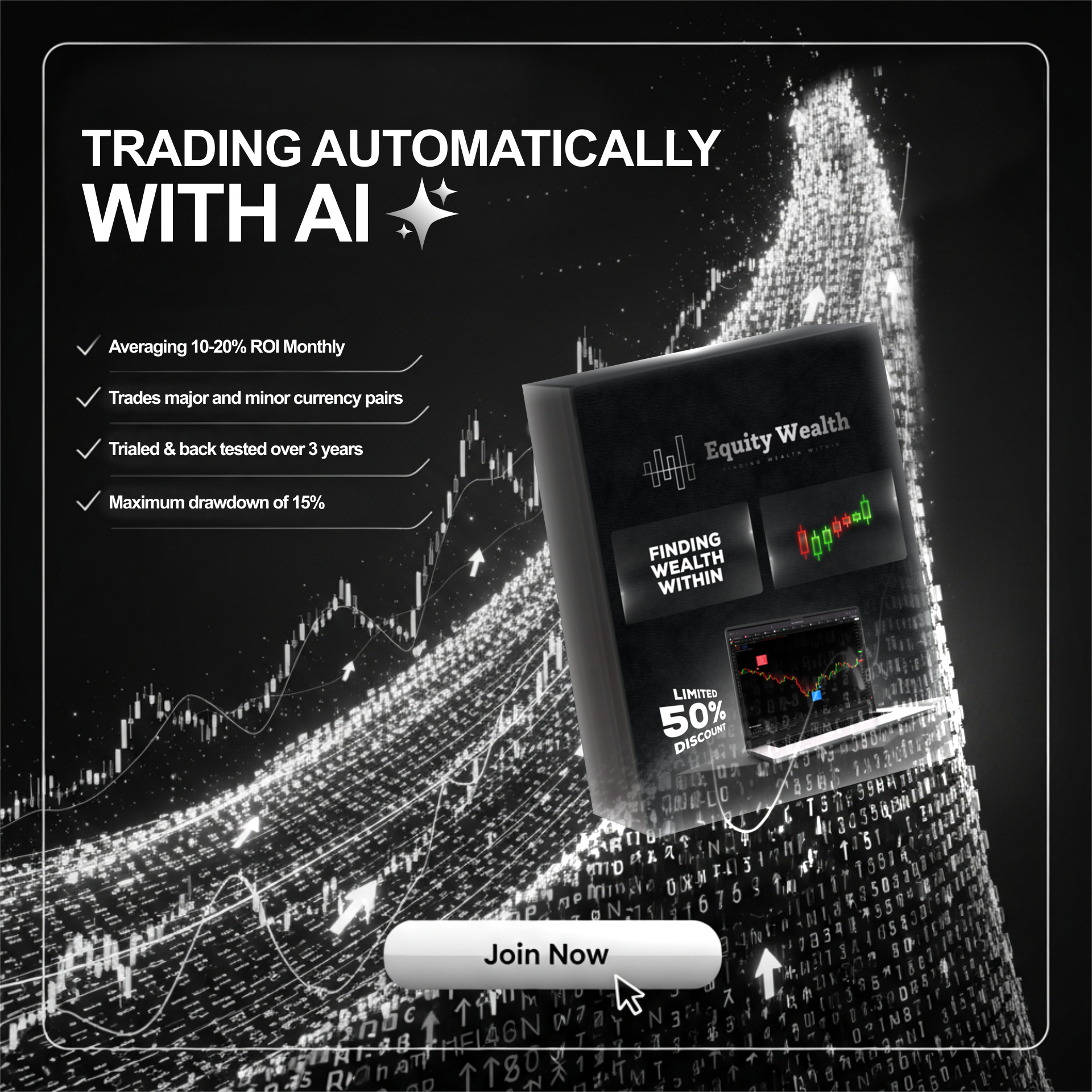 Equity Wealth Facebook ad: Join our group 100%