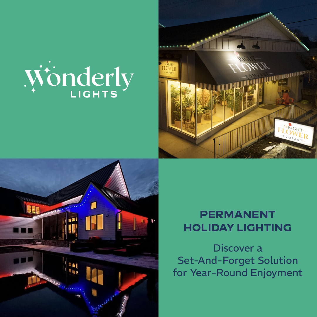 Wonderly Lights of Virginia Beach/Norfolk Facebook ad: Permanent Light Installation