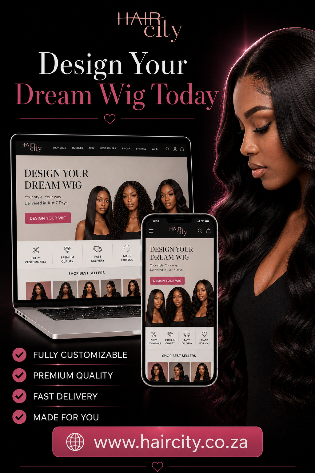 haircity.co.za Facebook ad
