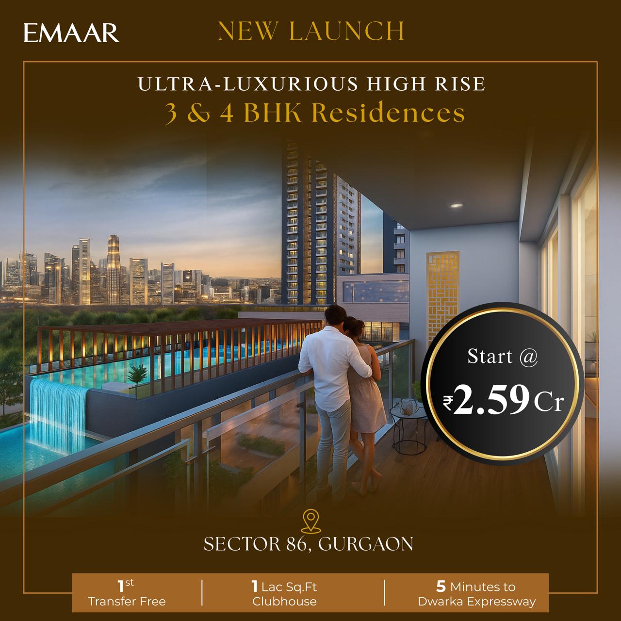 Emaar Projects In Gurugram Facebook ad
