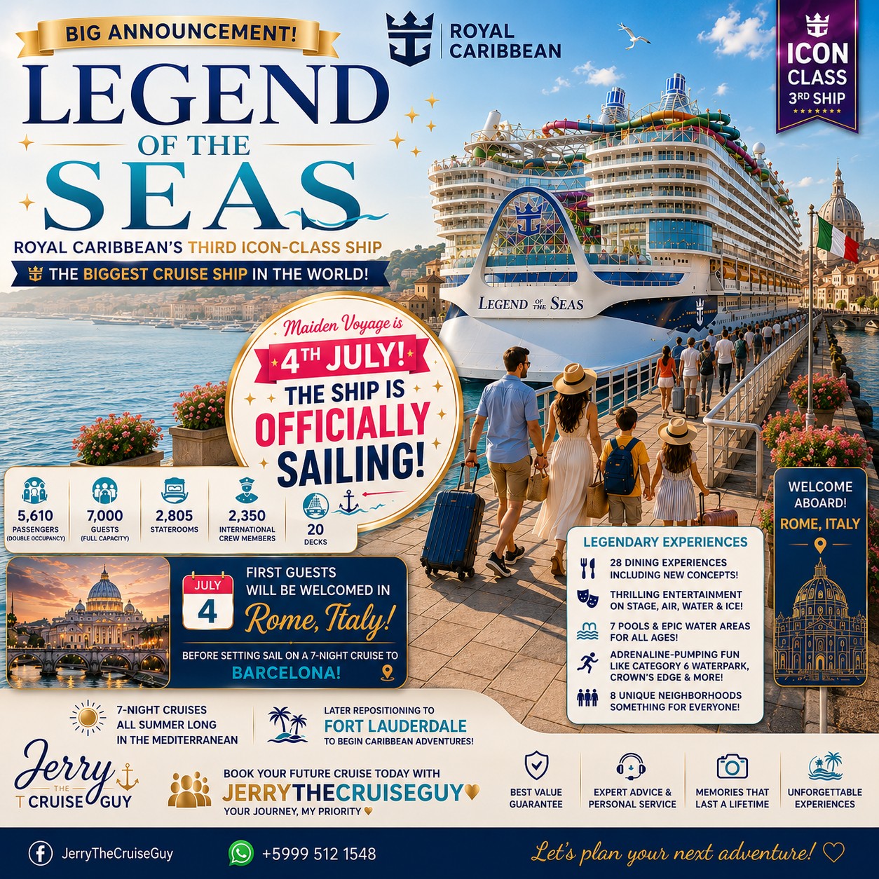 Jerry the cruise guy Facebook ad