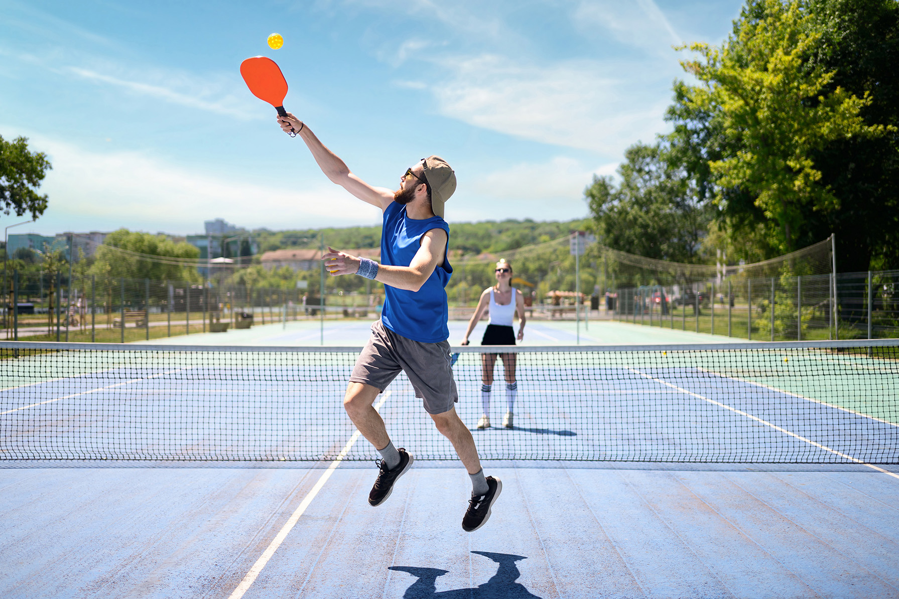 Pickleball Guidehouse Facebook ad: Most players focus on power or drills.