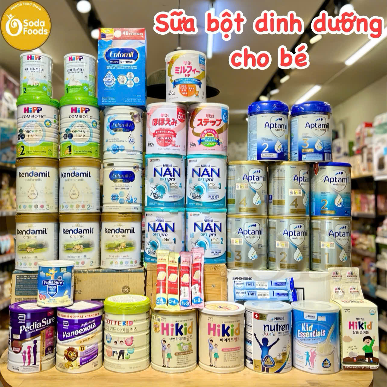 SodaFoods 59 Thống Nhất Thủ Đức Facebook ad: THẾ GIỚI SỮA CHO BÉ, NHÌN LÀ MÊ…