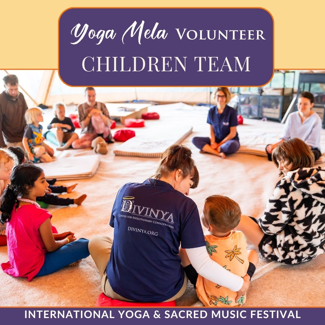 Yoga Mela Festival Facebook ad: Volunteer at the Yoga Mela Kids Camp