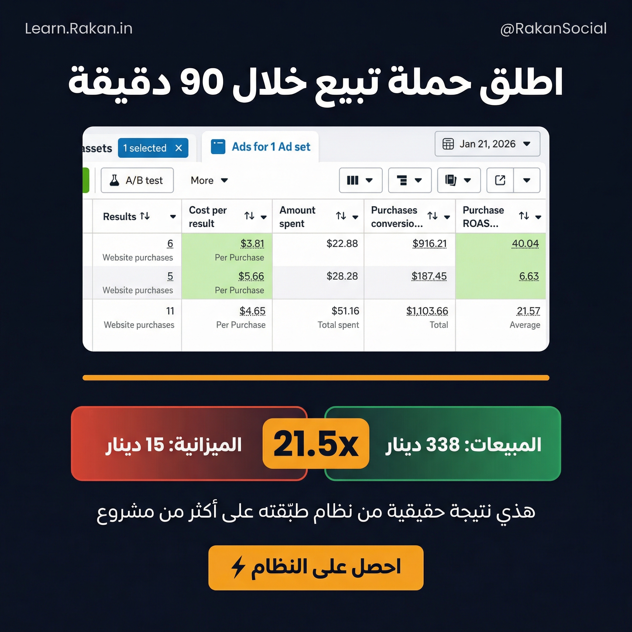 RakanSocial Facebook ad