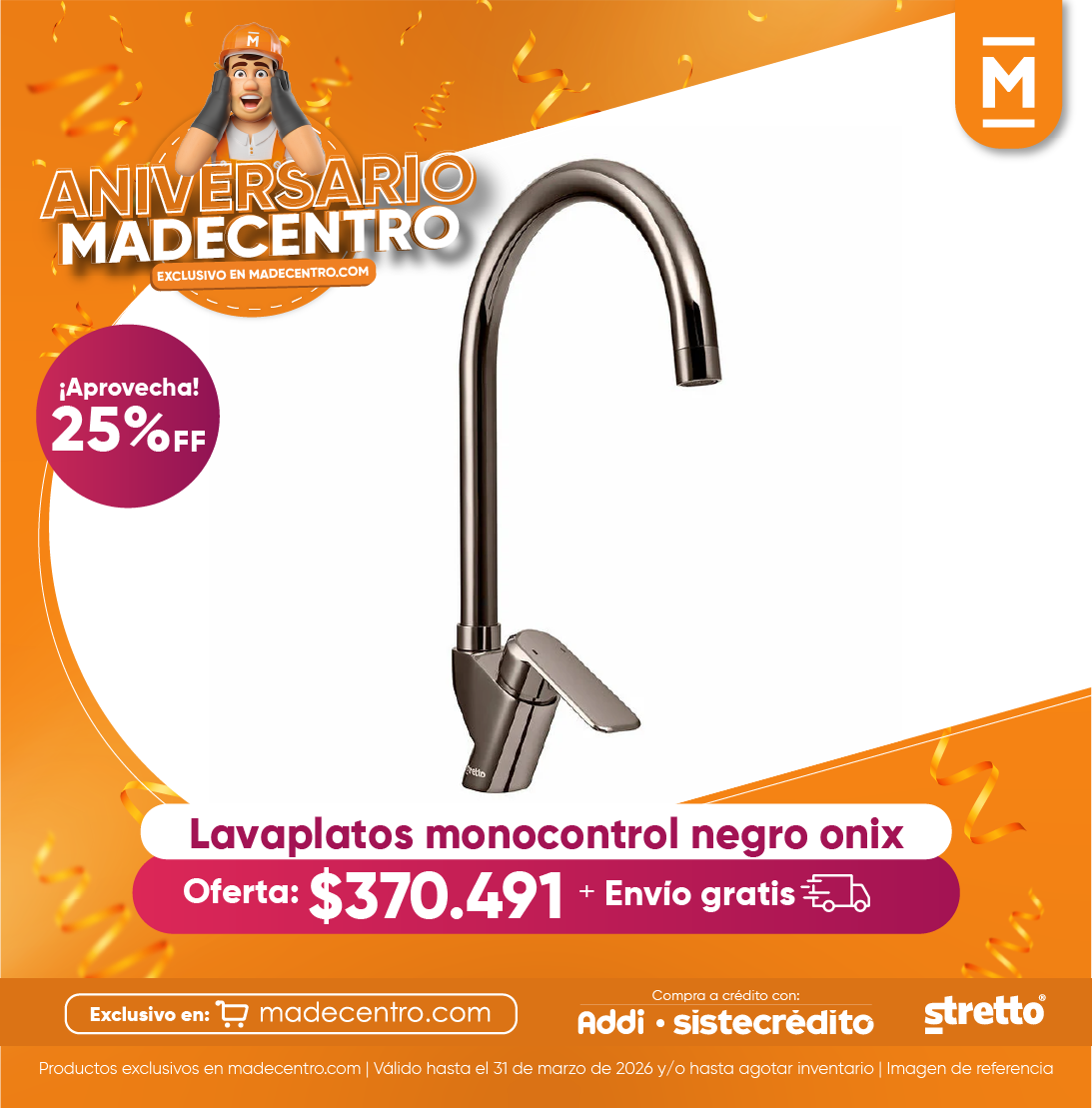 Madecentro Colombia SAS Facebook ad from Mar 19, 2026