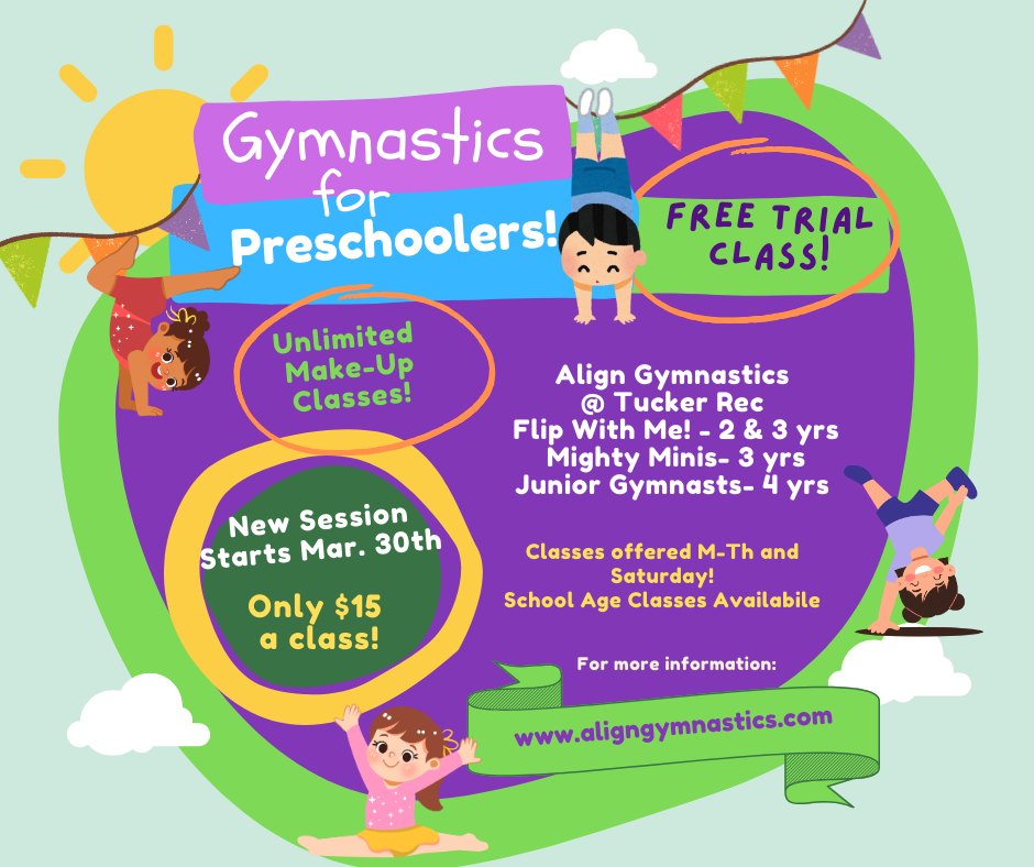 Align Gymnastics Facebook ad: Home | Align Gymnastics