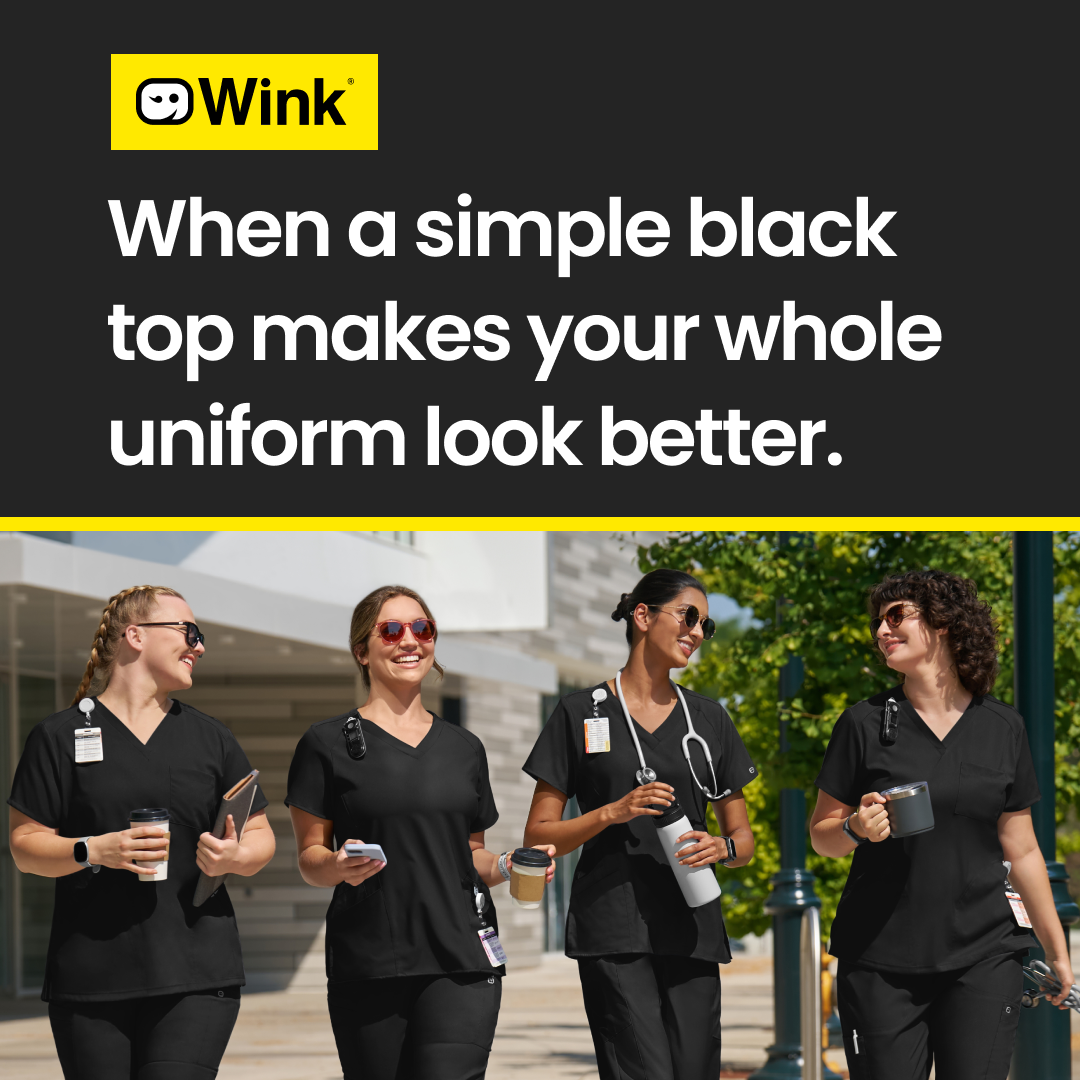 Wink Scrubs Facebook ad