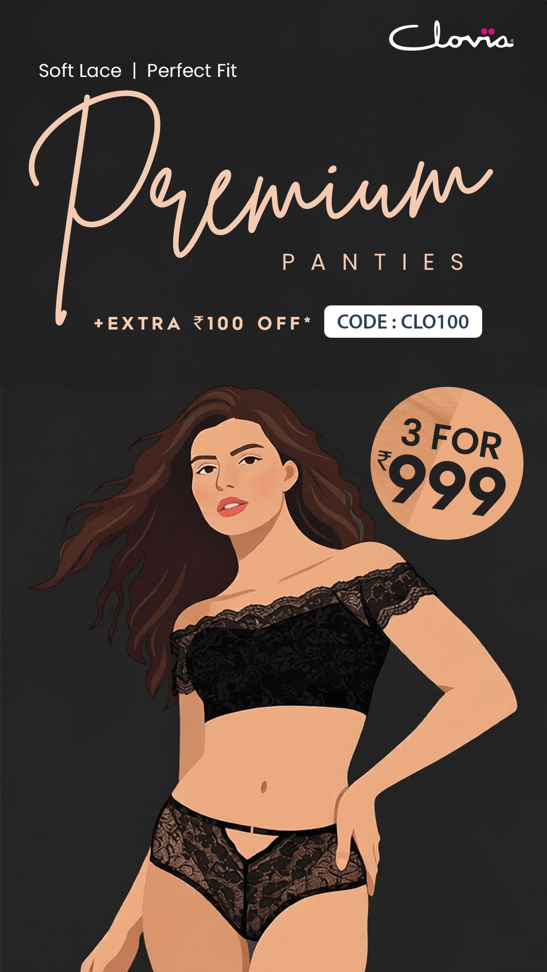 Clovia Facebook ad