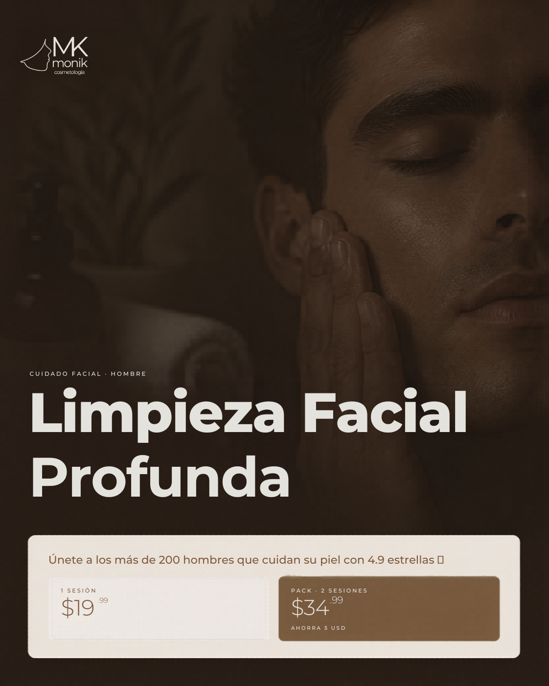 MONIK Cosmetología Estética Facebook ad