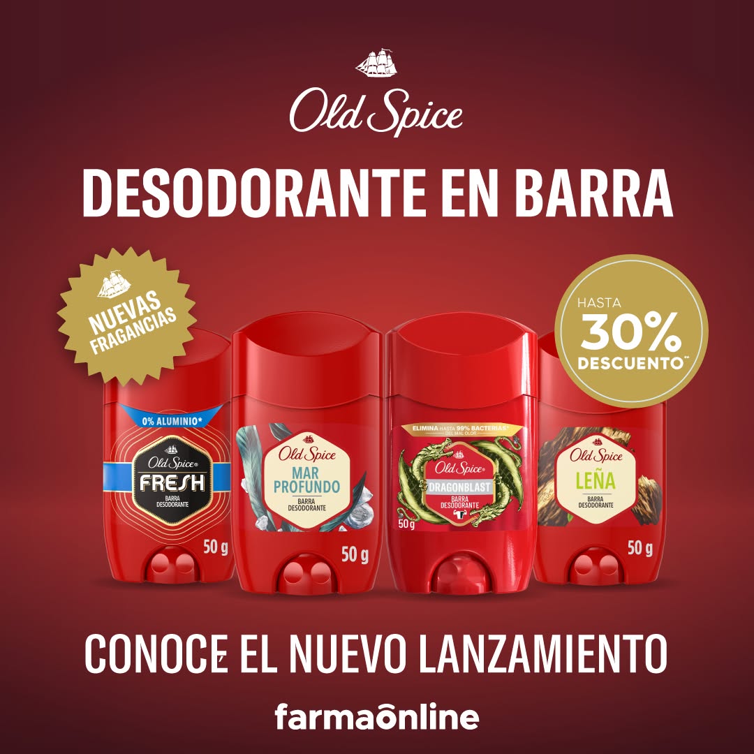 Old Spice Argentina Facebook ad: Old Spice en Farmaonline
