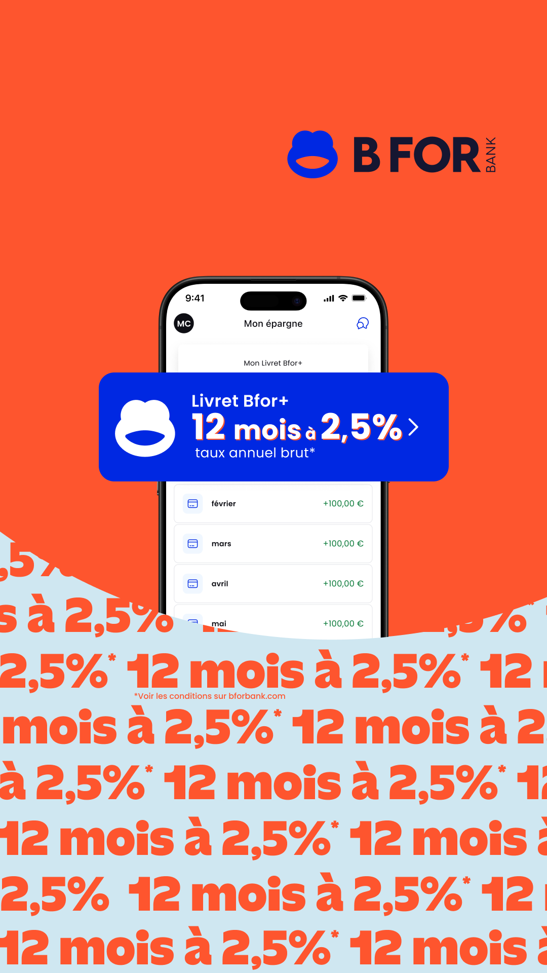 BforBank Facebook ad