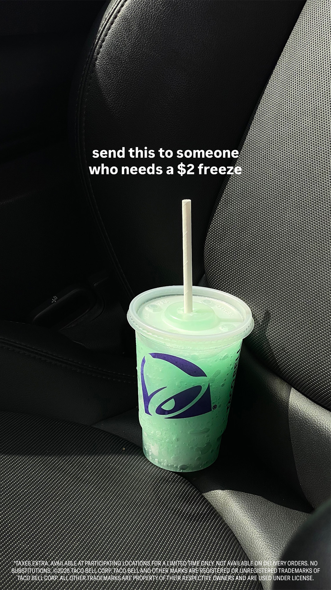 Taco Bell Canada Facebook ad: Feauturing the NEW Brisk Lemonade Freeze, the Mountain…